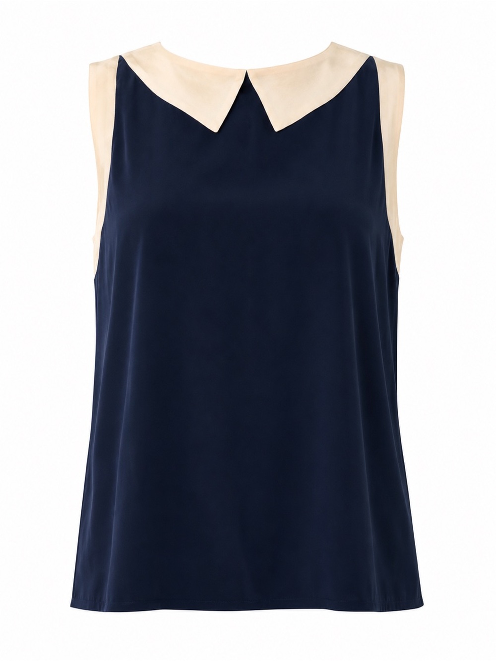 CHANEL Boutique Spring 1996 Silk Sleeveless Top sz 38 - Picture 2 of 6
